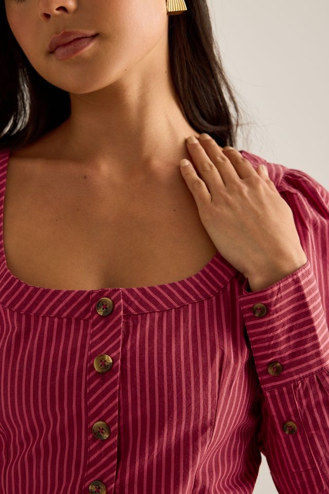 Damson Madder Clare Square-Neck Blouse #5