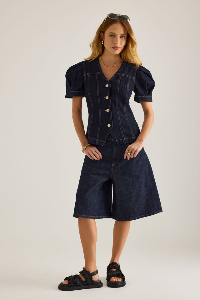Damson Madder Shell Denim Top #2