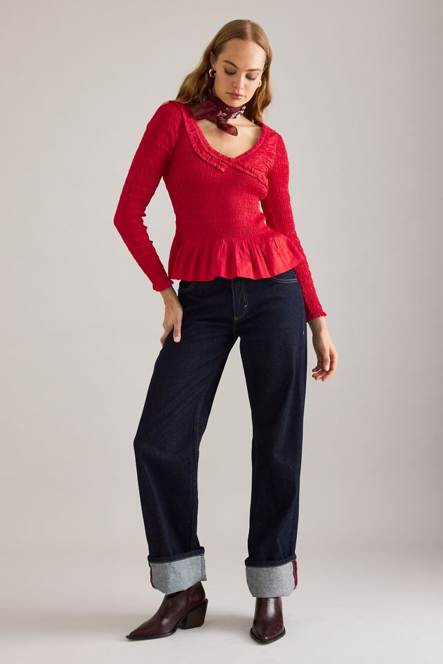 Damson Madder Suri Shirred Blouse #3
