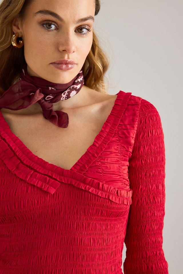 Damson Madder Suri Shirred Blouse #4