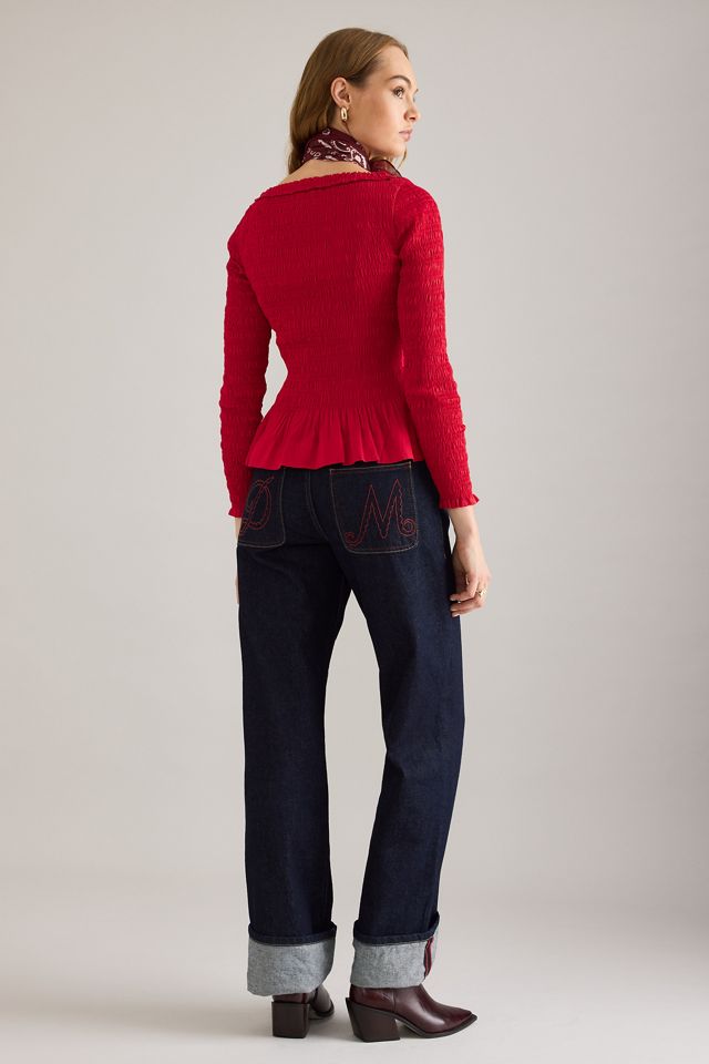 Damson Madder Suri Shirred Blouse #1