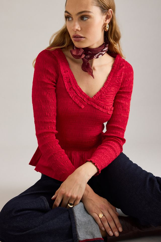 Damson Madder Suri Shirred Blouse #2