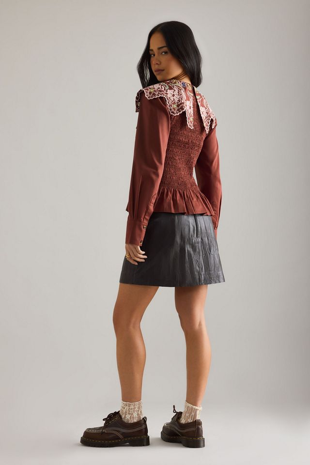 Damson Madder Fern Embroidered Blouse #1