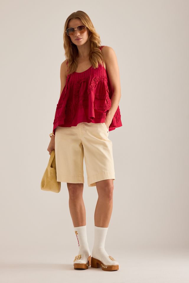 Damson Madder Stella Ruffle Cami Top #1