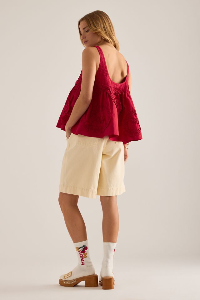 Damson Madder Stella Ruffle Cami Top #3