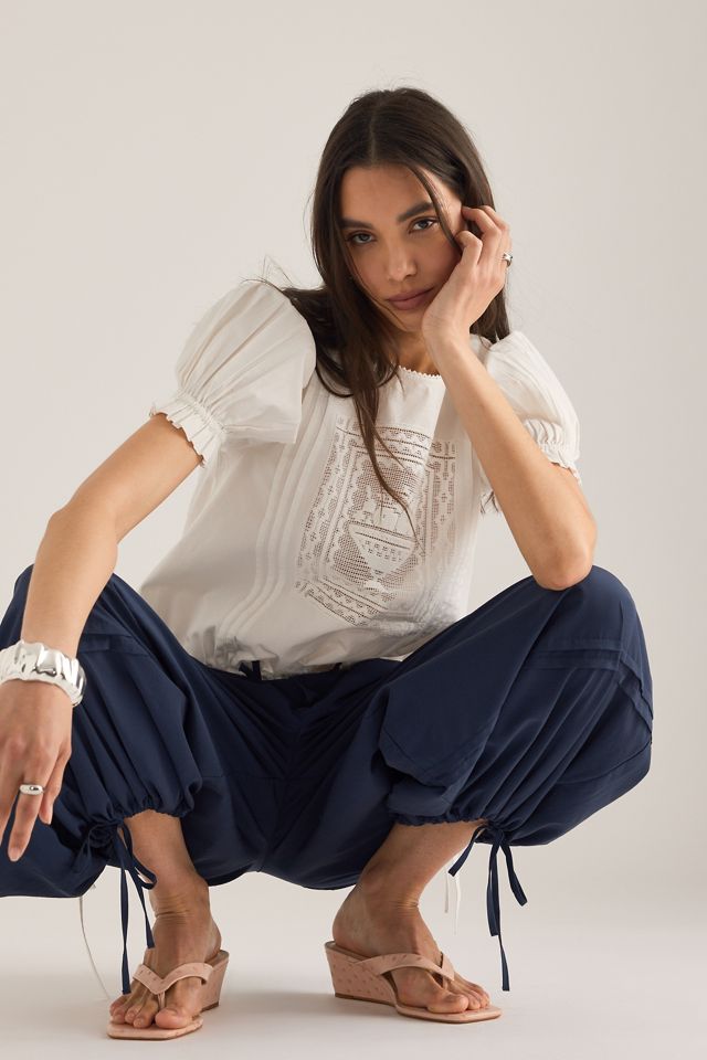 Blusa de Encaje Mabel Damson Madder #2