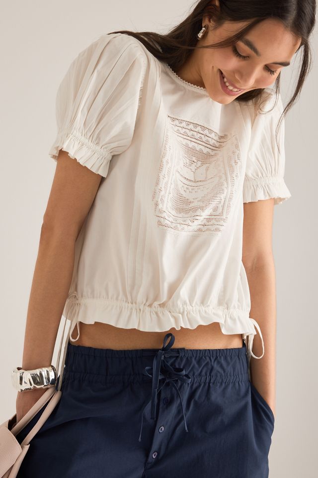 Blusa de Encaje Mabel Damson Madder #3