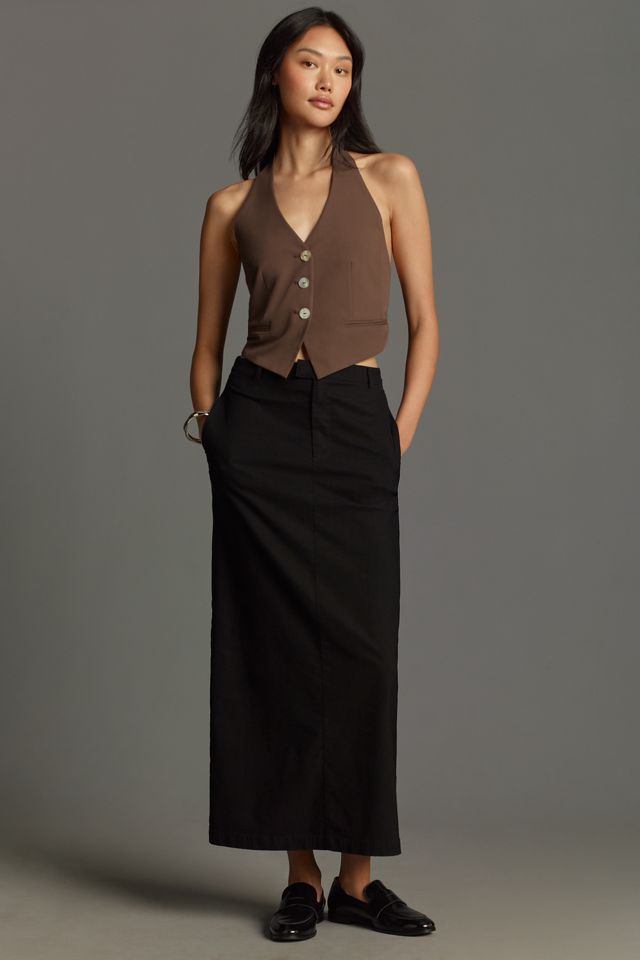 NIA Yarrow Open-Back Halter Vest #3