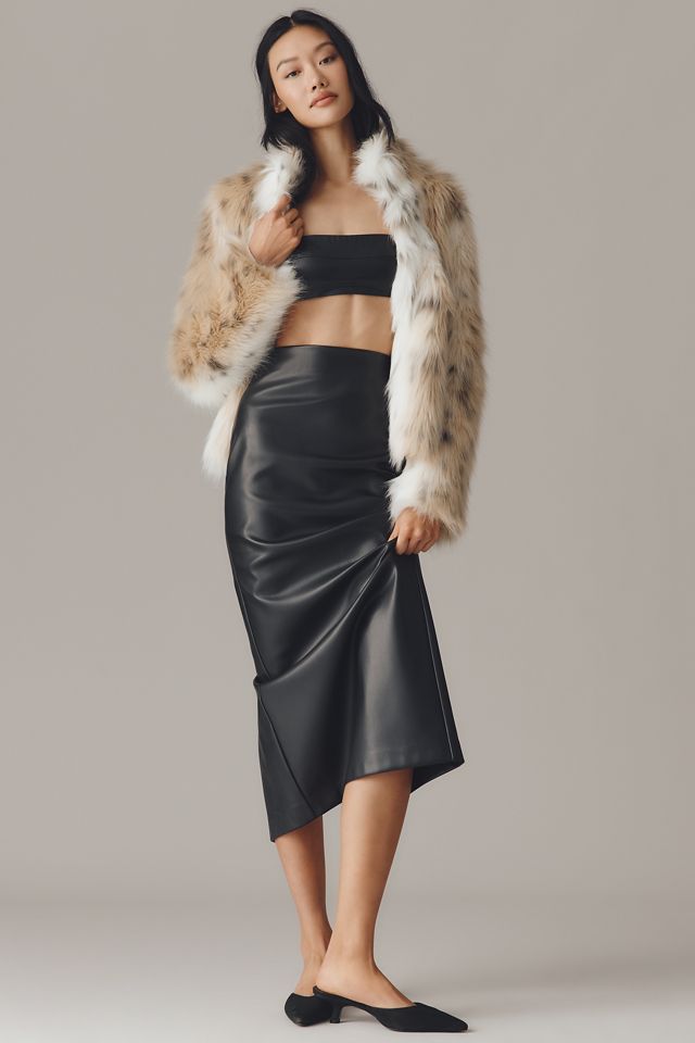 NIA Faux Leather Nyx Bustier Top #2