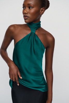 NIA Elinor Halter Neck Blouse by Anthropologie