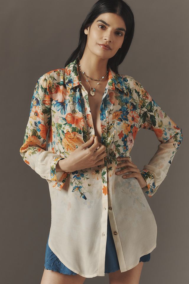 The Romy Relaxed Buttondown Shirt by Pilcro #3