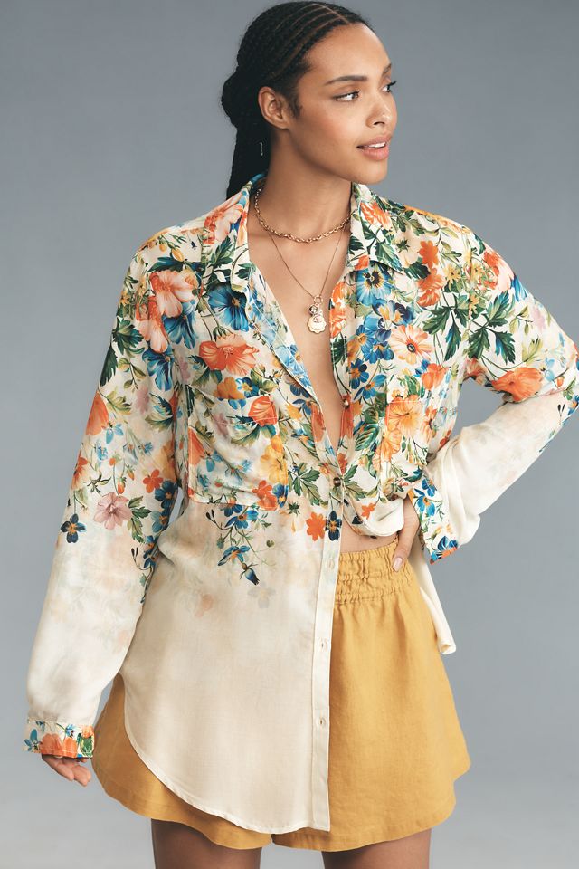 The Romy Relaxed Buttondown Shirt by Pilcro #4