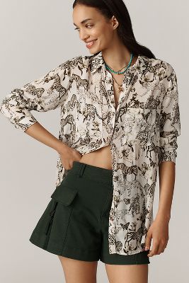 PILCRO THE ROMY RELAXED BUTTONDOWN SHIRT BY PILCRO 