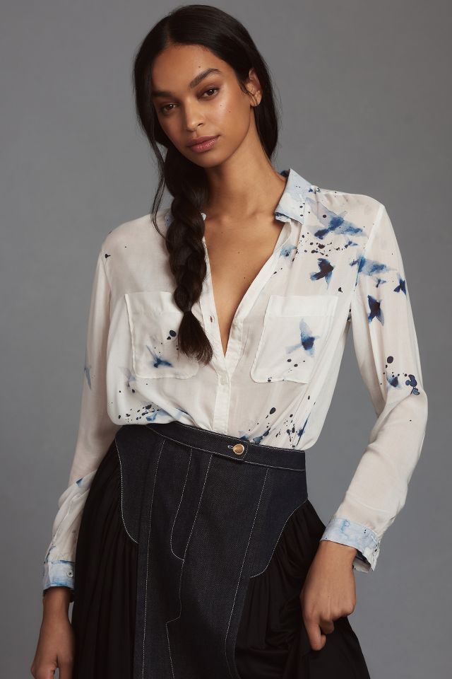 The Romy Relaxed Buttondown Shirt by Pilcro | Anthropologie
