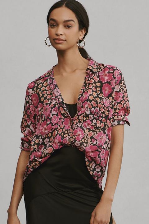 The Romy Relaxed Buttondown Shirt by Pilcro