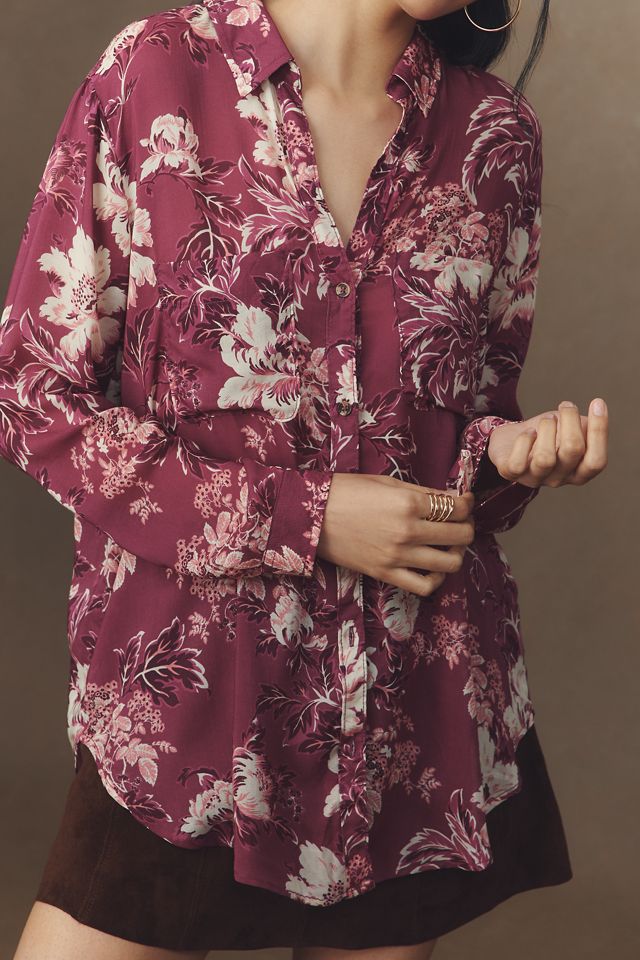 The Romy Relaxed Buttondown Shirt by Pilcro #1