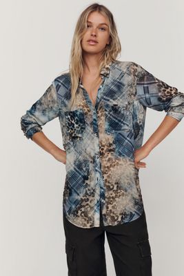 Romy Relaxed Buttondown Shirt by Pilcro