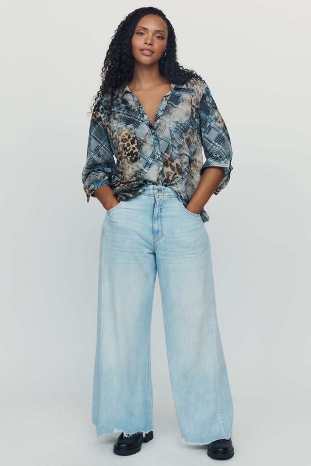 Romy Relaxed Buttondown Shirt by Pilcro #6