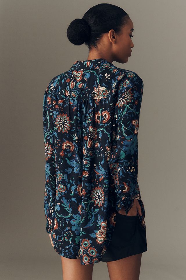 The Romy Relaxed Buttondown Shirt by Pilcro #3