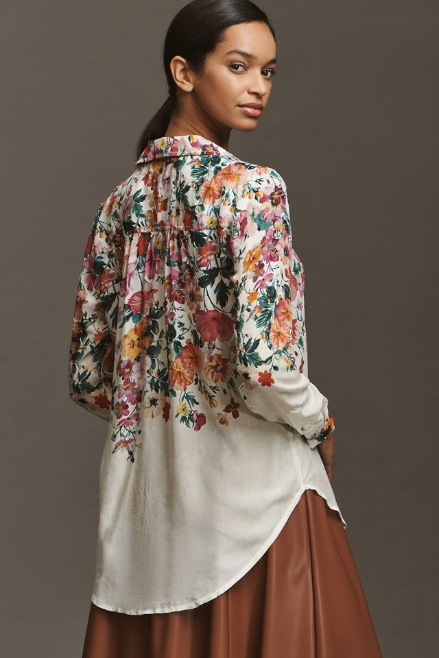 The Romy Relaxed Buttondown Shirt by Pilcro #1