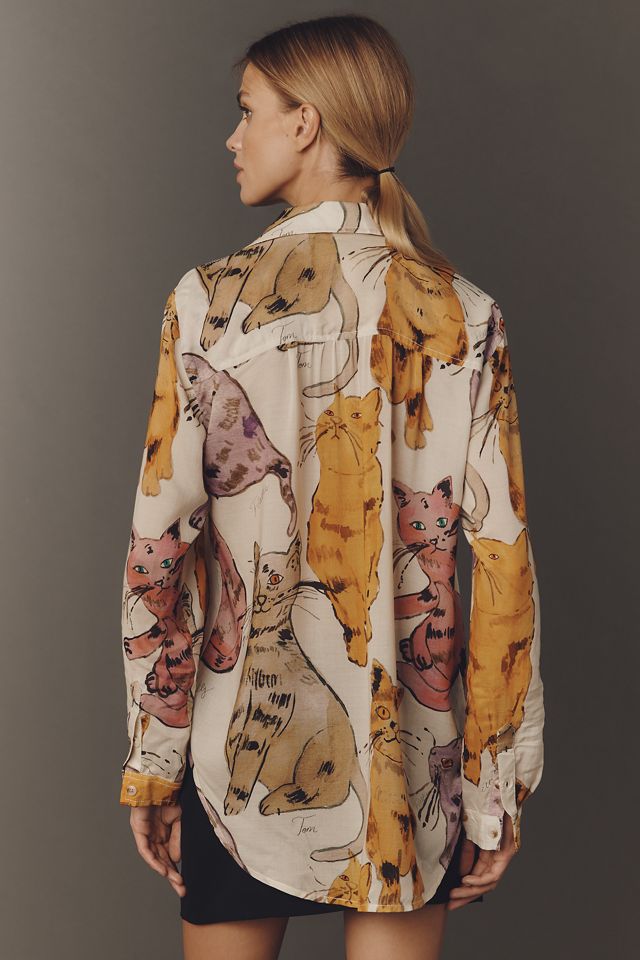 The Romy Relaxed Buttondown Shirt by Pilcro #2