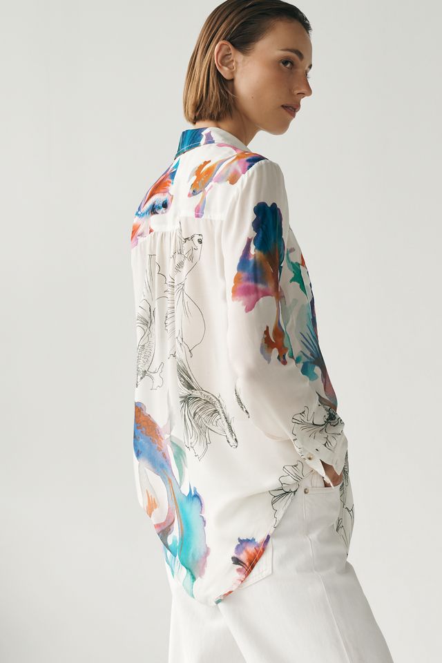 Romy Relaxed Buttondown Shirt by Pilcro #1