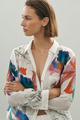 Romy Relaxed Buttondown Shirt by Pilcro