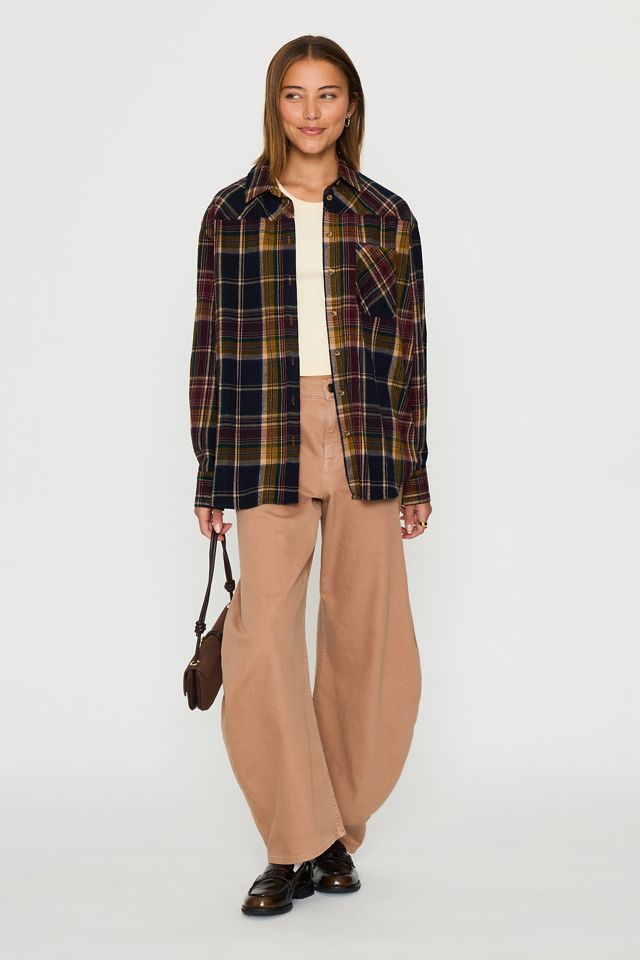 Camisa de Cuadros de Manga Larga 100% Algodón By Anthropologie #2