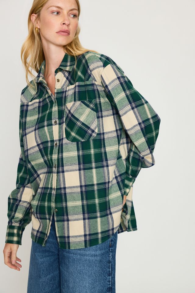 By Anthropologie Camicia a Quadri in 100% Cotone a Maniche Lunghe #1