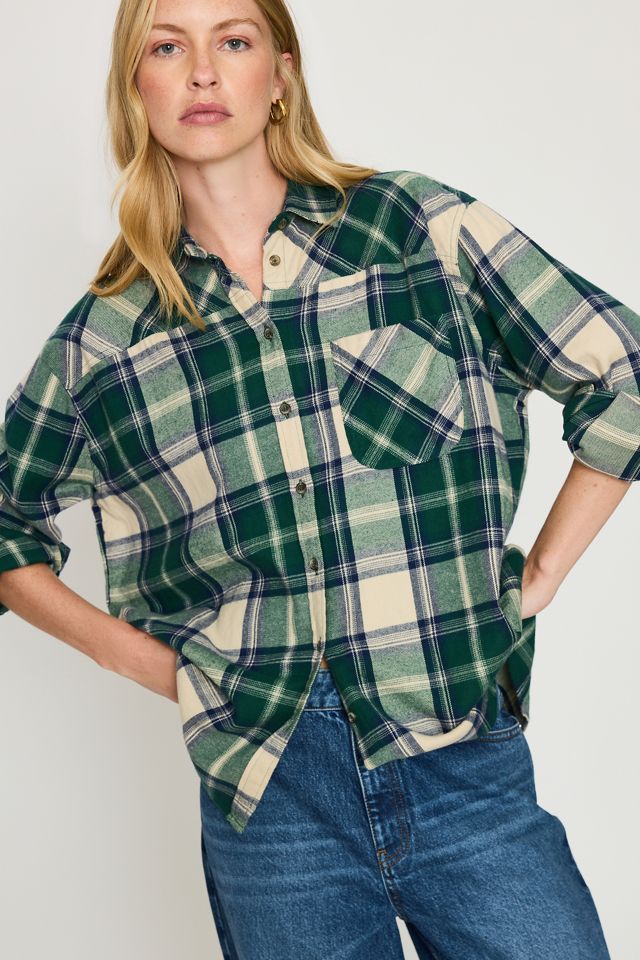 By Anthropologie Camicia a Quadri in 100% Cotone a Maniche Lunghe #4
