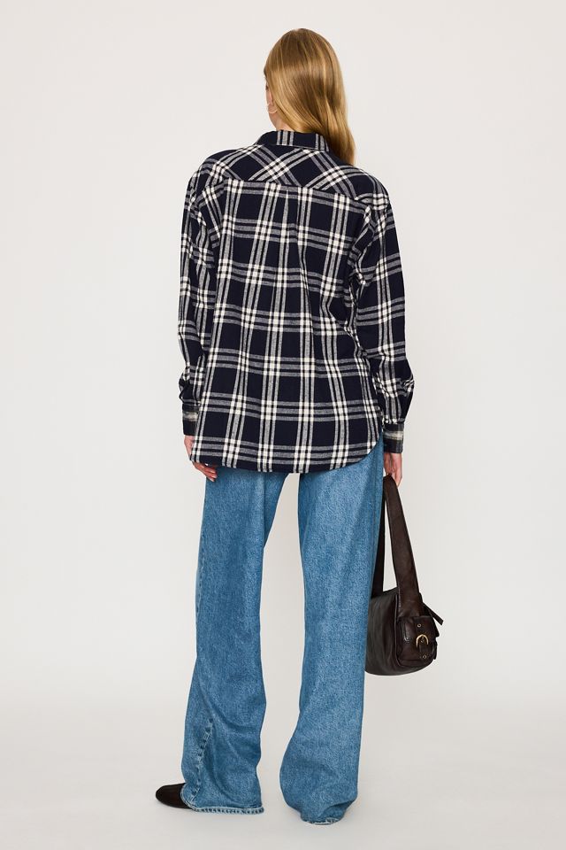 Chemise à carreaux à manches longues en coton 100% By Anthropologie #5
