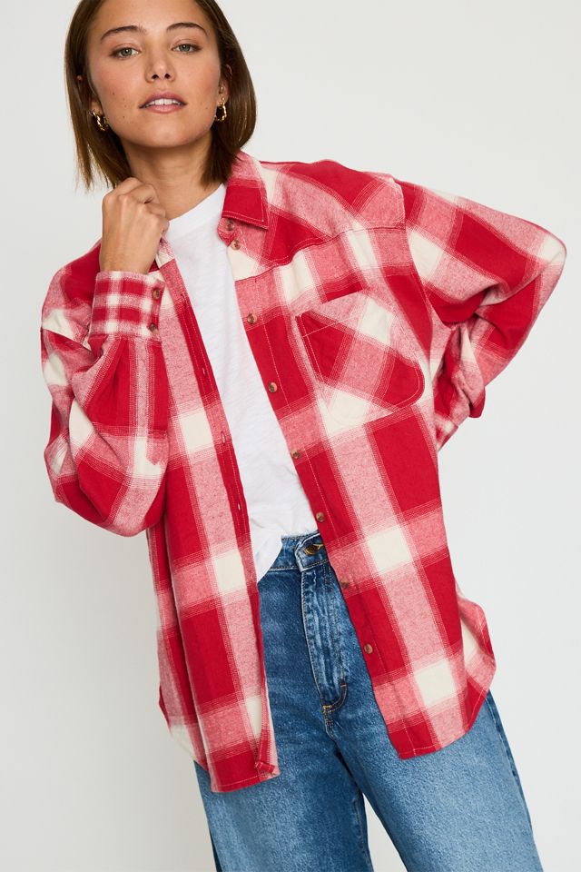 By Anthropologie Langärmliges Karohemd aus 100% Baumwolle #3