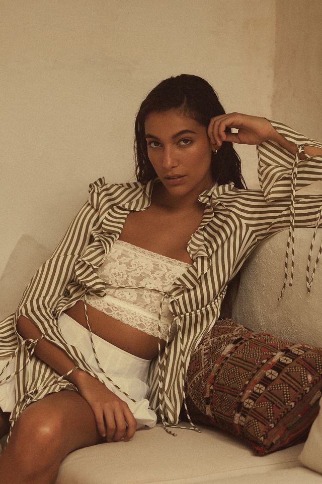 Camicetta Bardot Dahlia con Balze #5