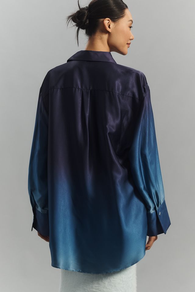 Bardot Solita Satin Ombre Blouse #1