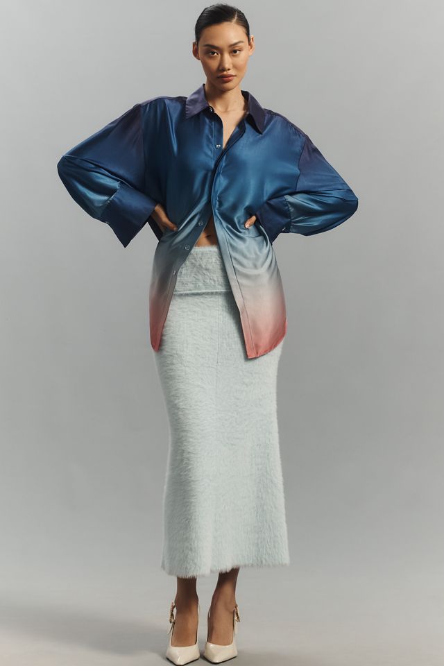 Bardot Solita Satin Ombre Blouse #2