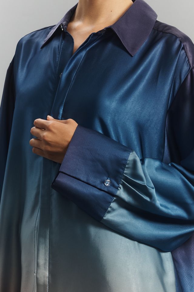 Bardot Solita Satin Ombre Blouse #3