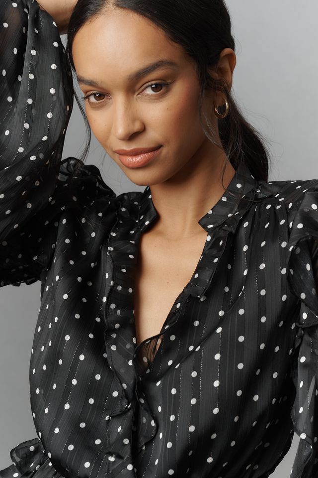 Bardot Frill Faux-Wrap Blouse #3
