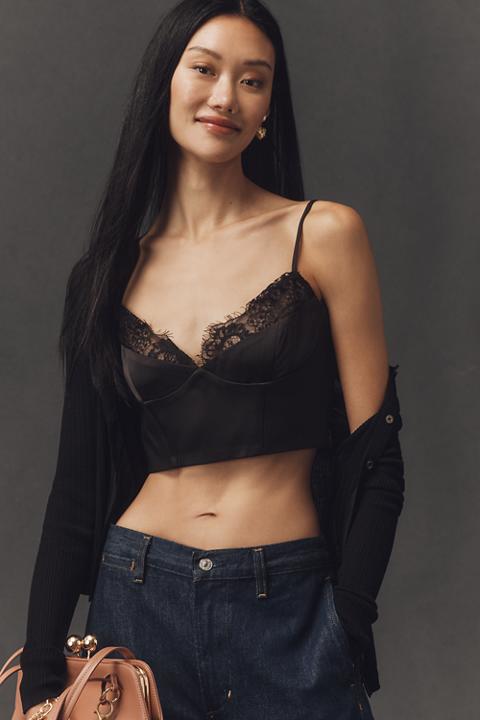 Bardot Katana Lace Corset Top