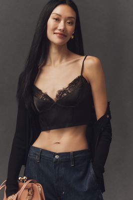 Bardot Katana Lace Corset Top