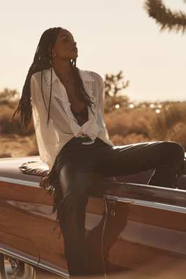 Bardot Jolanda Ruffle Blouse In White