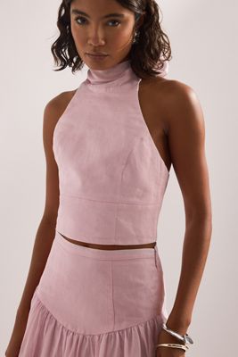 Bardot Harlow Neckholder-Top mit Bindung