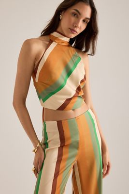 Bardot Pearce High-Neck Crop Top