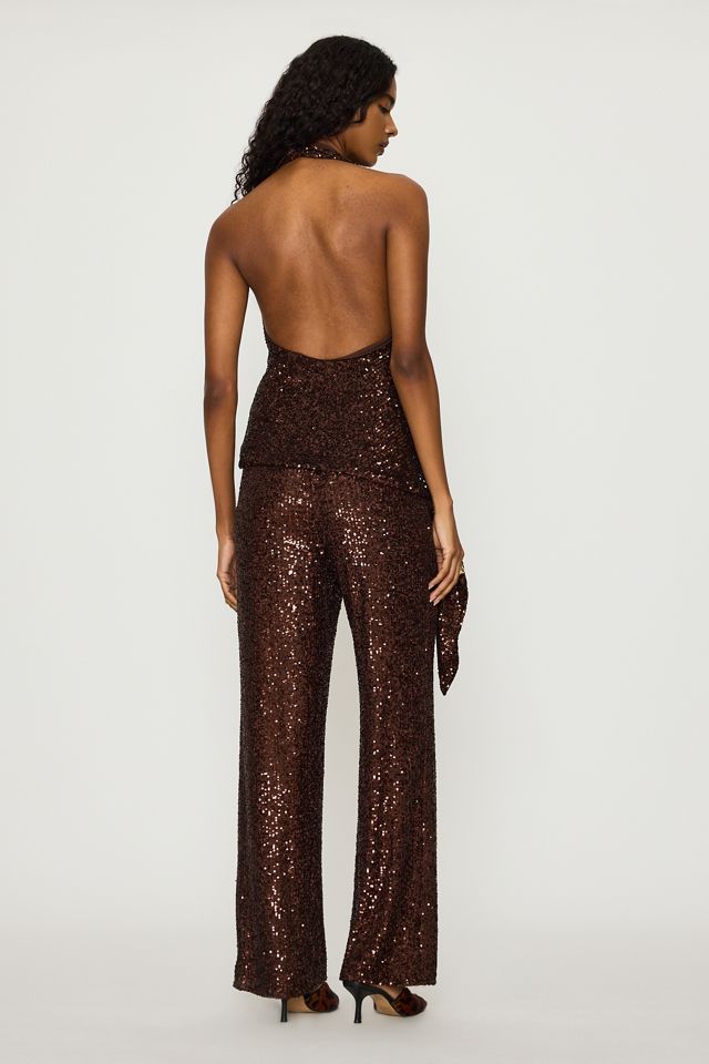 Bardot Melanie Halter Sequin Top #5