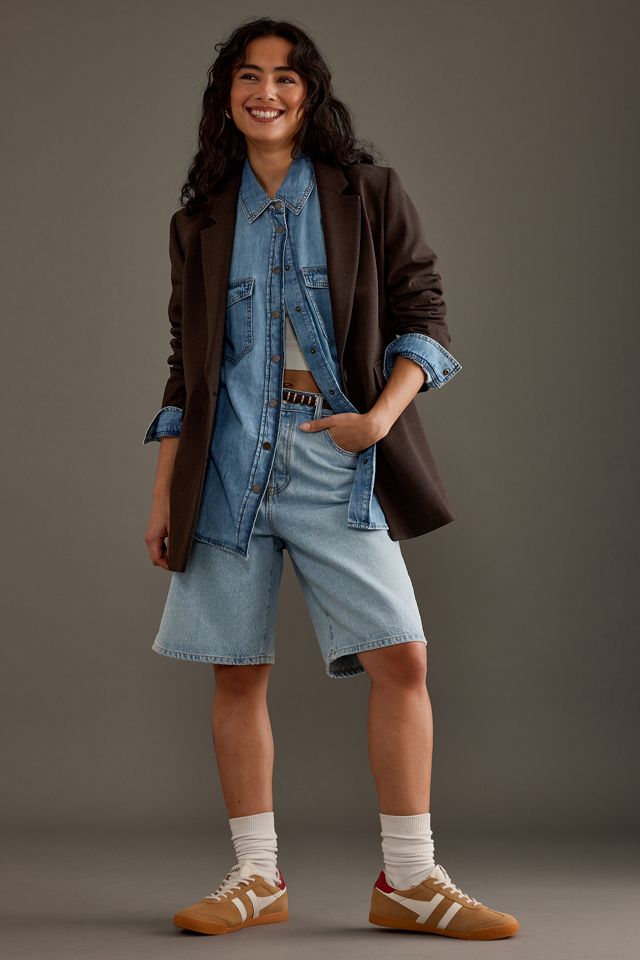 Stevie Long-Sleeve Denim Shirt #3