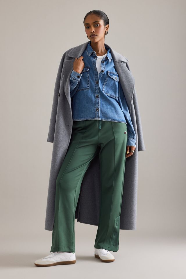 By Anthropologie Long-Sleeve Crop Denim Top #1