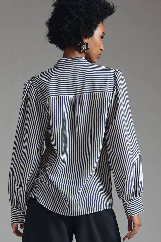 Maeve Tie-Neck Blouse #1