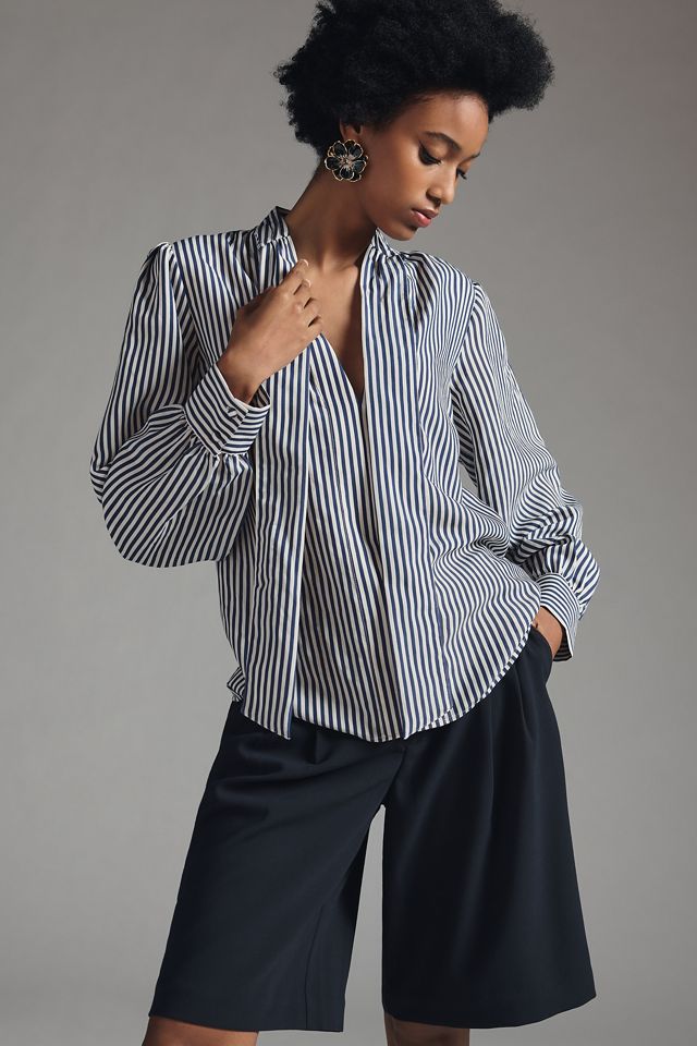 Maeve Tie-Neck Blouse #2