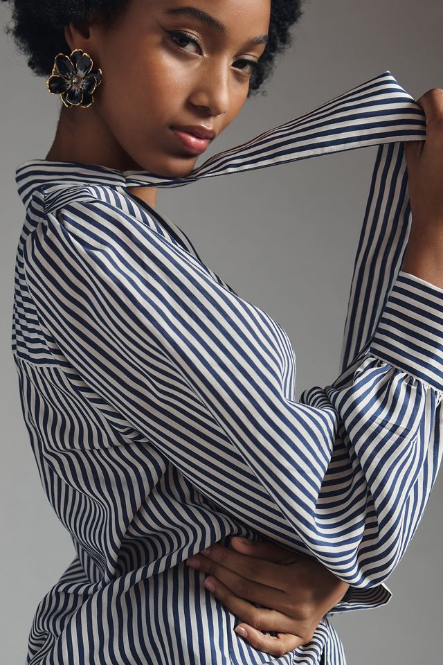 Maeve Tie-Neck Blouse #3