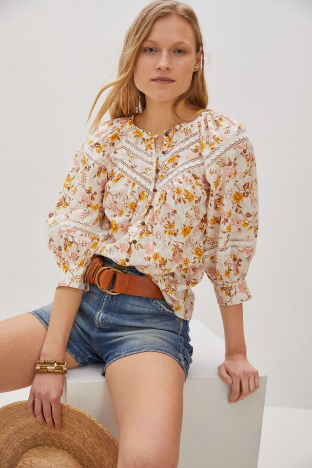 Harmony Lace Peasant Blouse #7