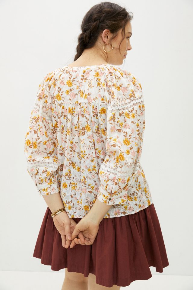 Harmony Lace Peasant Blouse #6
